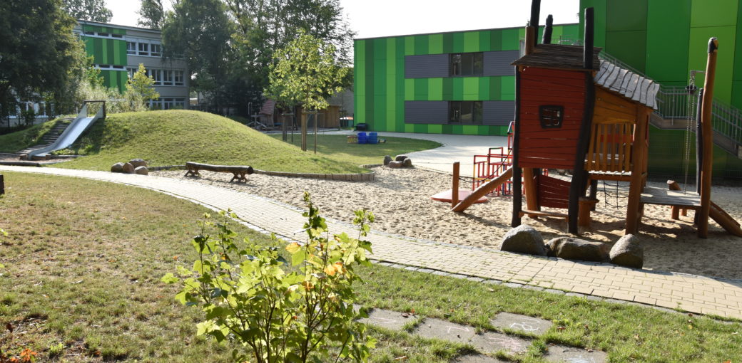 Das große Außengelände