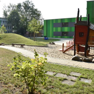 Das große Außengelände